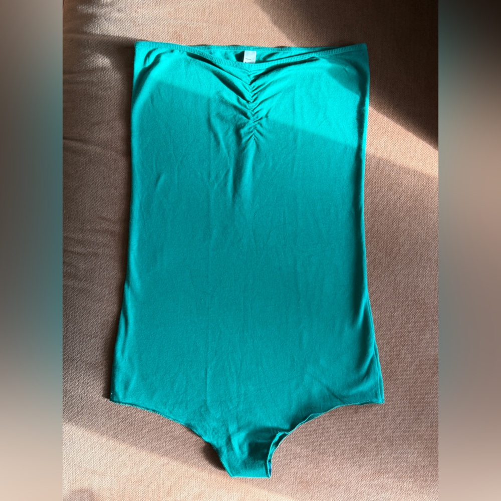 American Apparel Women’s Sleeveless Bodysuit in Teal